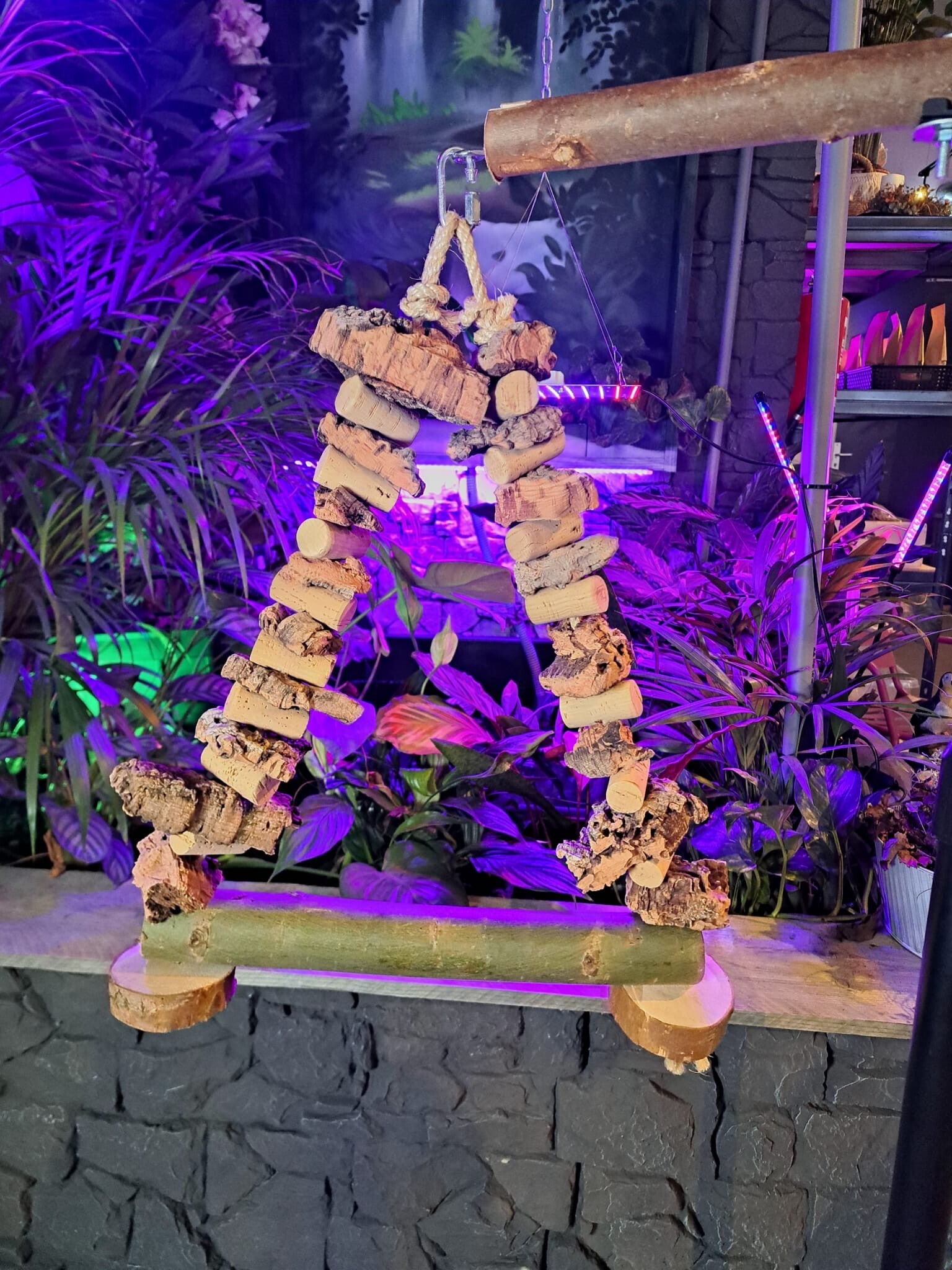 The Parrot Lounge Bird Swing XL