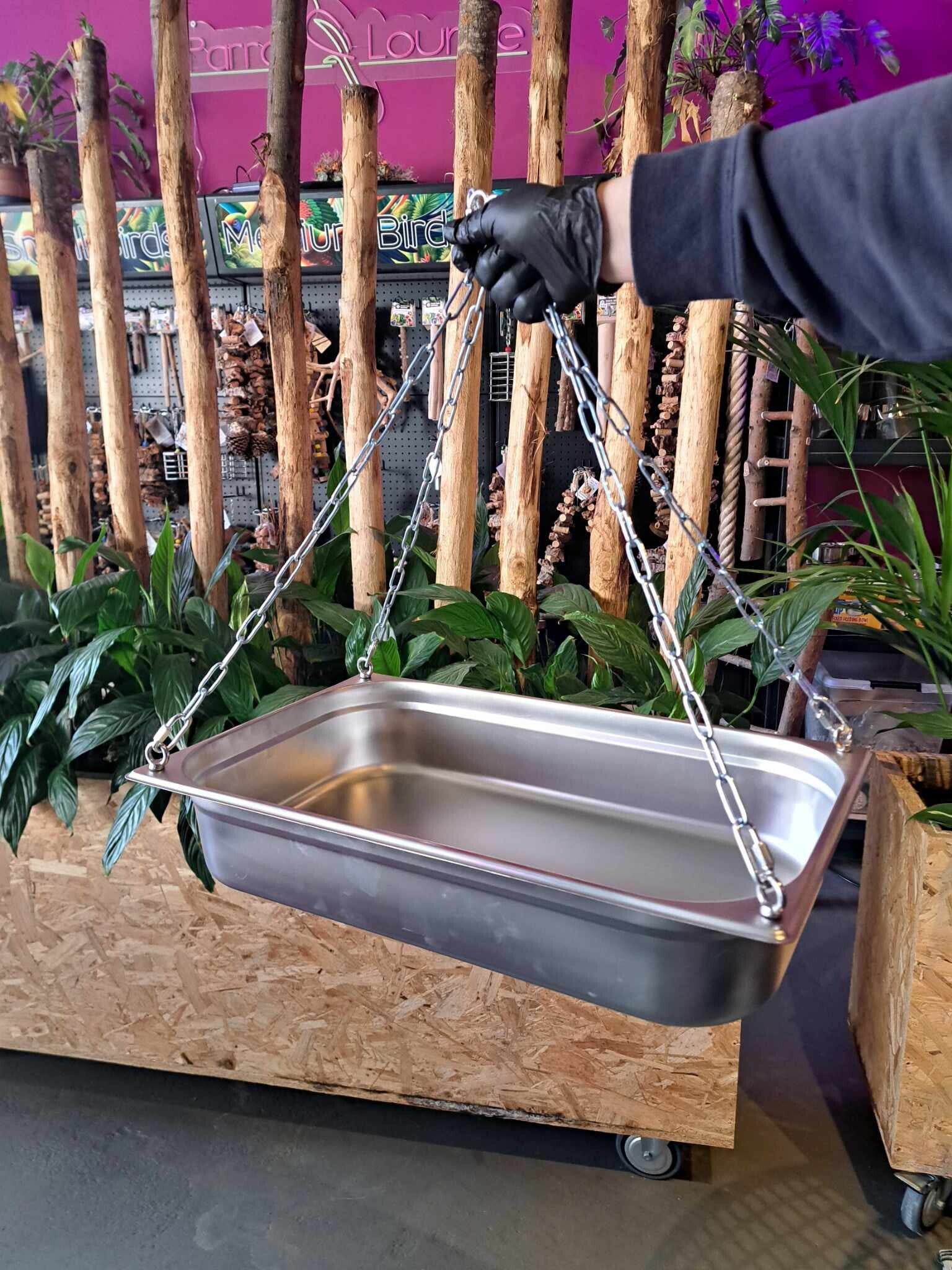 Foerageerschaal RVS Large