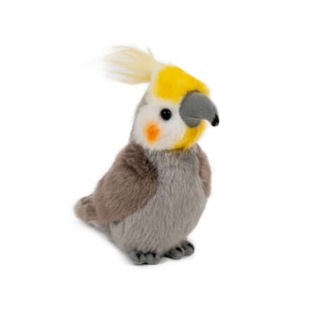 Valkparkiet knuffel 13 cm