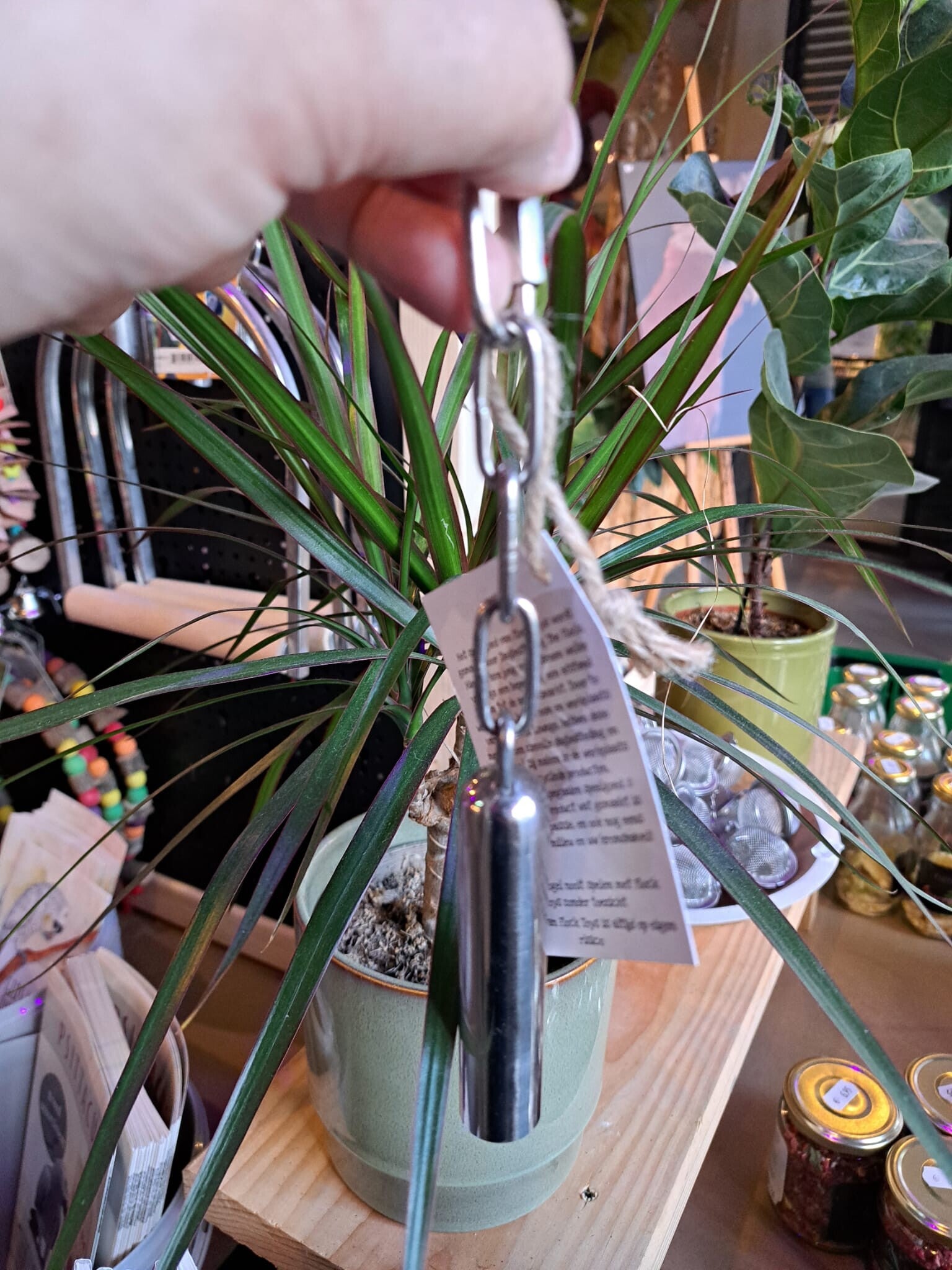 Papegaaienspeelgoed RVS bel small