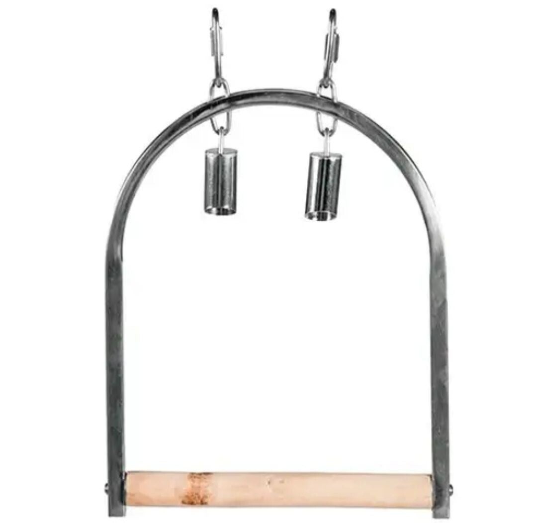 Papegaaienspeelgoed RVS Schommel medium