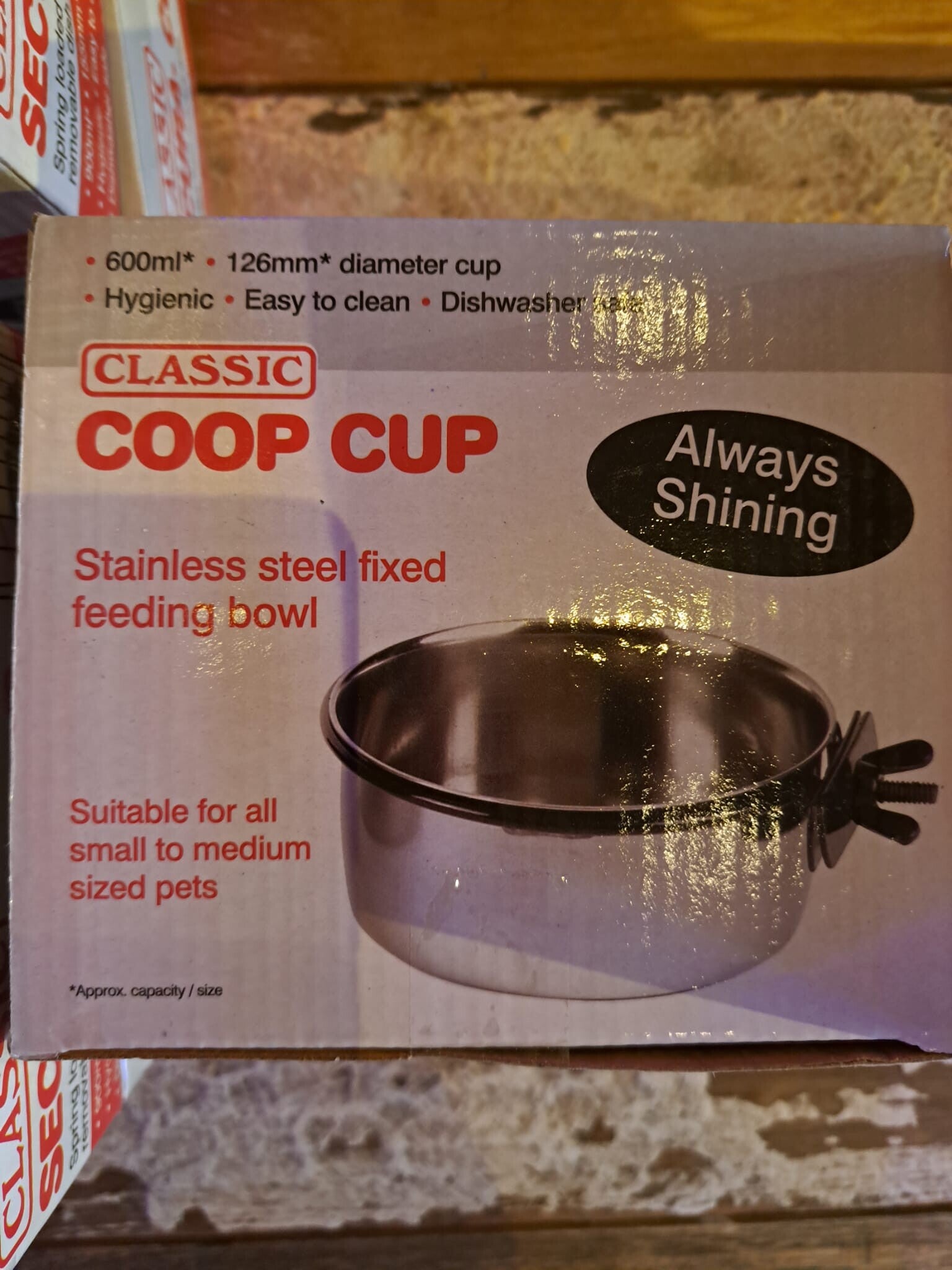 Classic Coop Cup 600ml voer en drinkbak