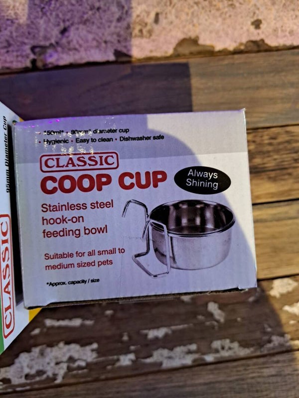 Classic Coop Cup 150ml voer en drinkbak
