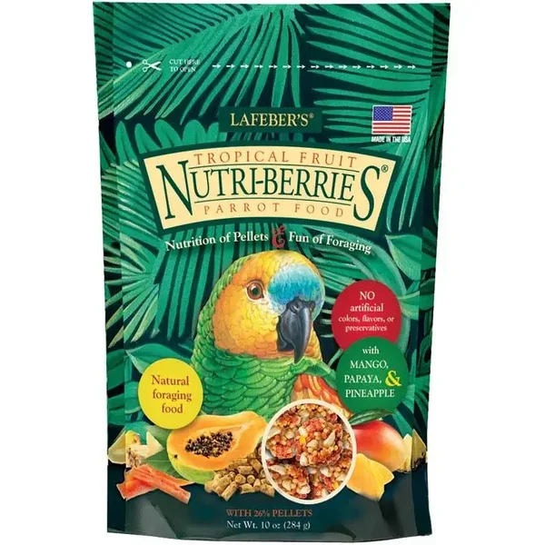 Nutriberries Tropical Fruit Papegaai 284 gram