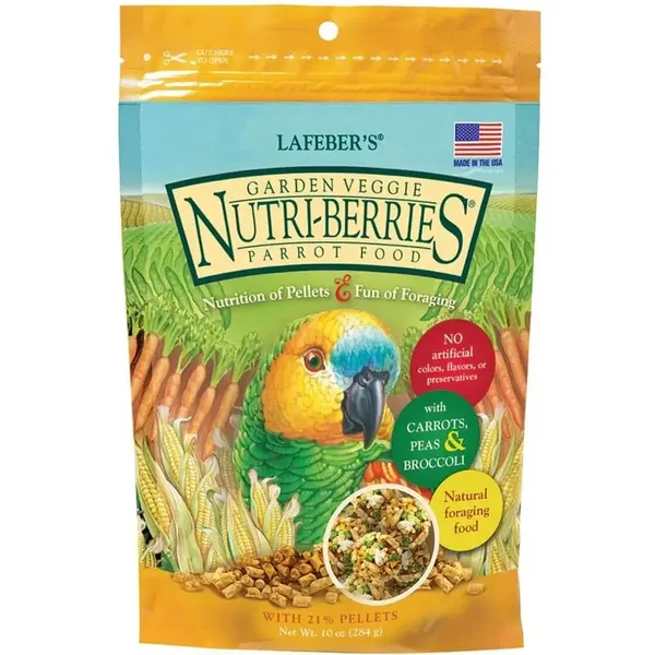 Nutriberries Garden Veggie Papegaai 284 gram