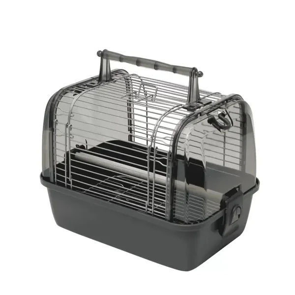 Transportkooi vogel donkergrijs