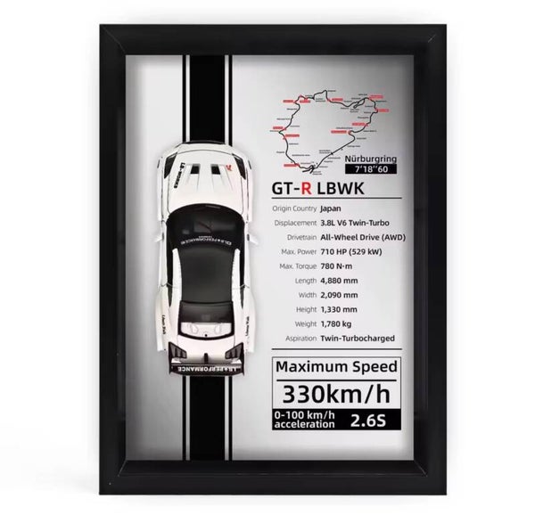 Fotorahmen 3D GT-R LBWK  1:32