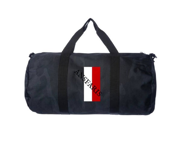 Red White Duffel Bag
