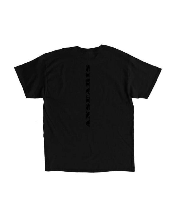 ANSFARIS blk T SHIRT