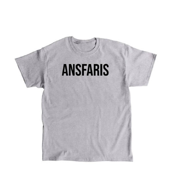 ANSFARIS GRAY T SHIRT