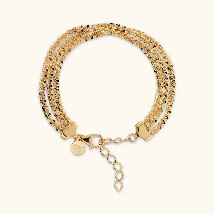 Bracciale Etrusca Multifilo Catena Margherita