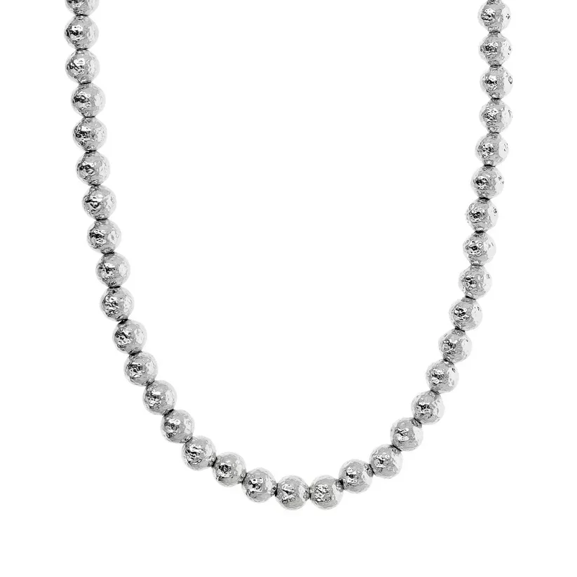 Collana Etrusca Girocollo con Sfere Martellate