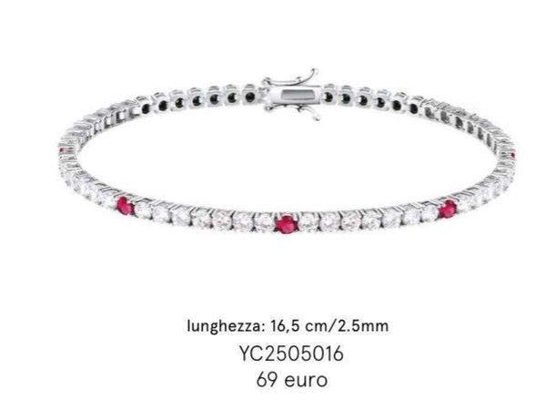 Bracciale Tennis Argento