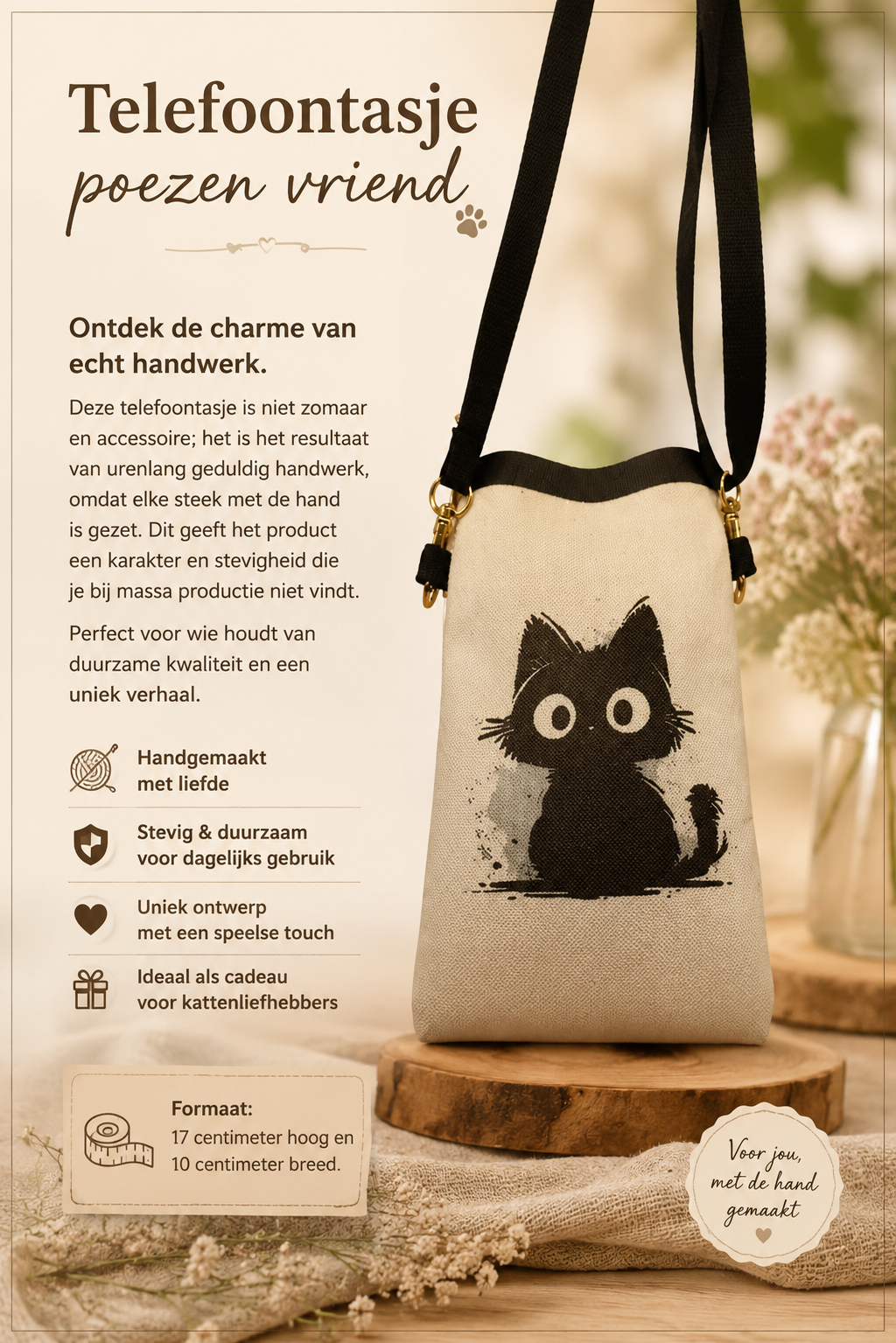 Telefoontasje poezen vriend.