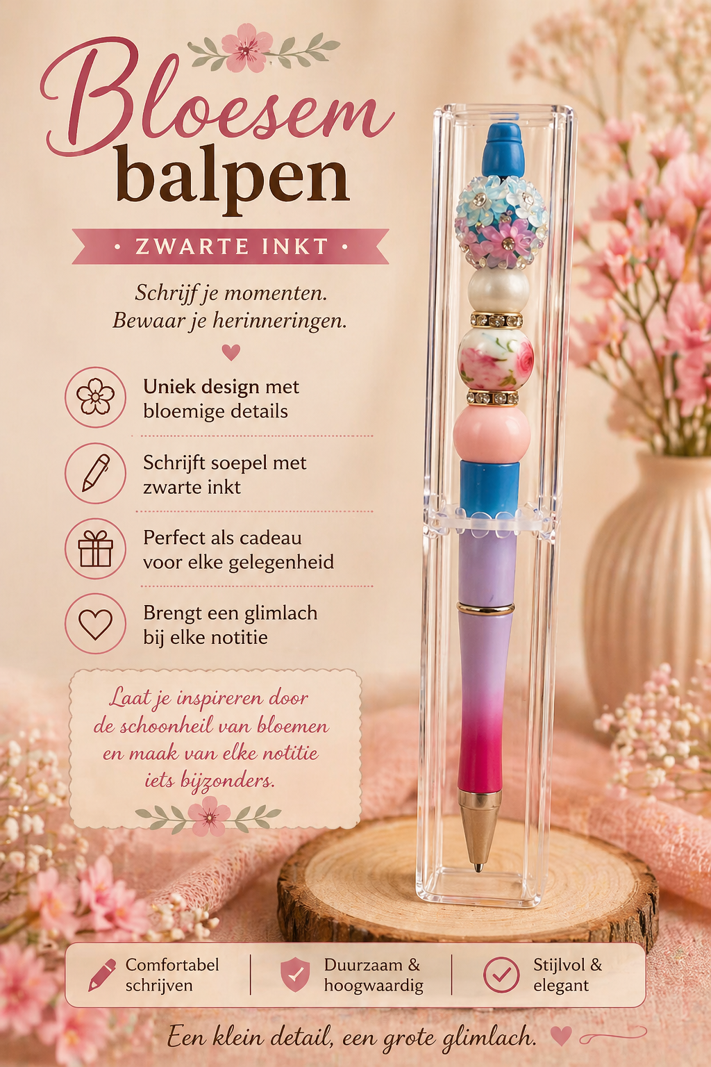 Bloesem balpen.