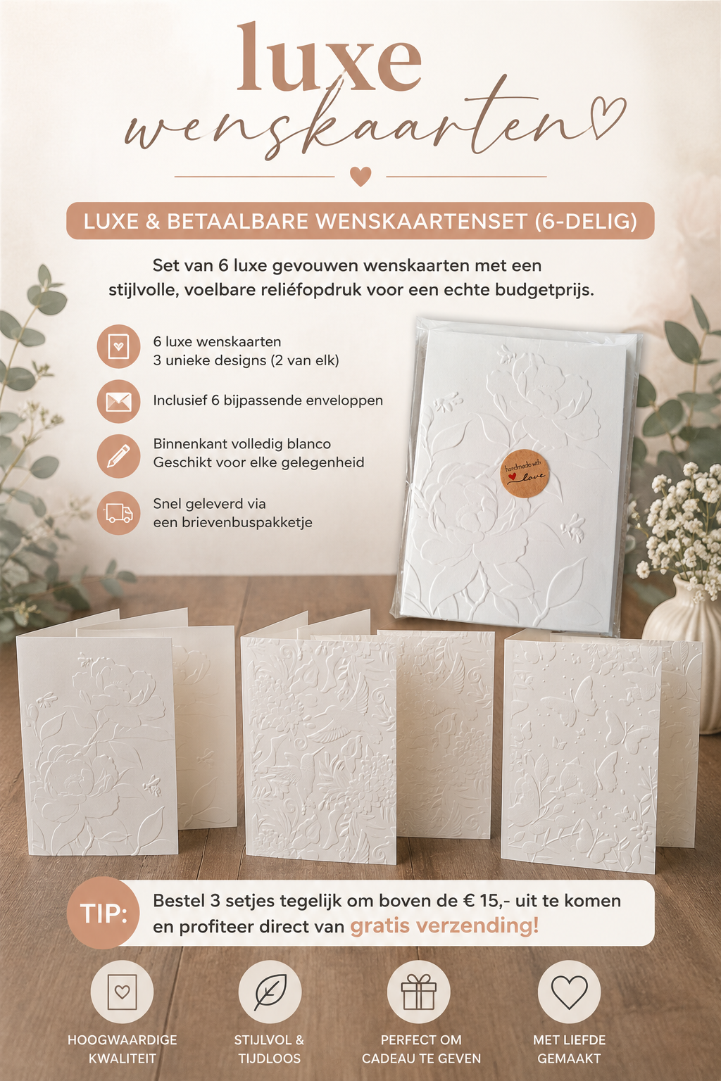Luxe wenskaarten.