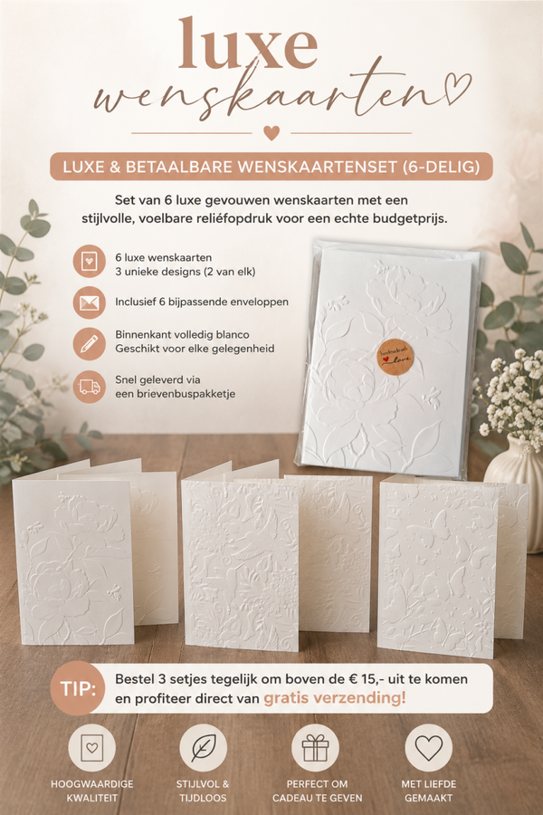 Luxe wenskaarten.
