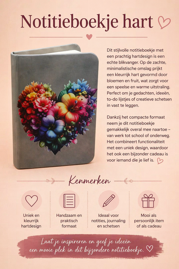 Notitieboekje hart