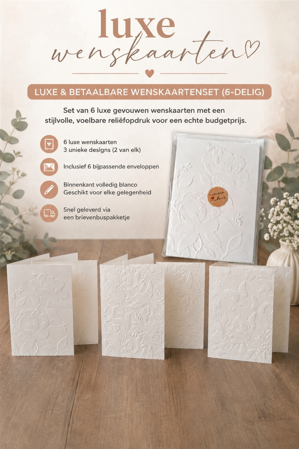 Luxe wenskaarten.
