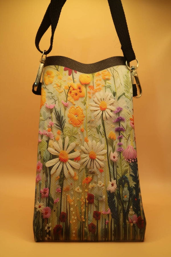 Telefoontasje lente bloemen