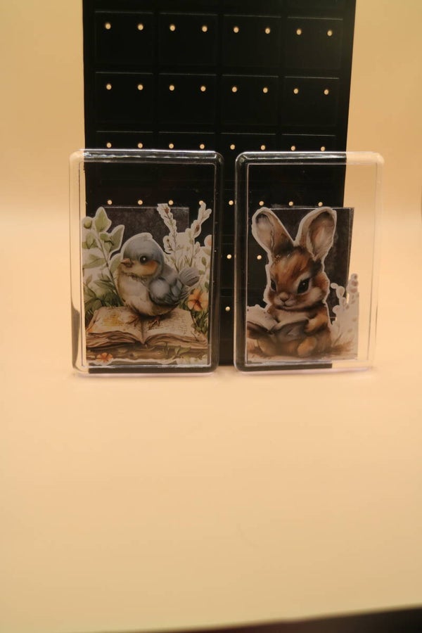 Koelkastmagneten voorjaar - set van 2 stuks- leuke magneten om cadeau te doen.