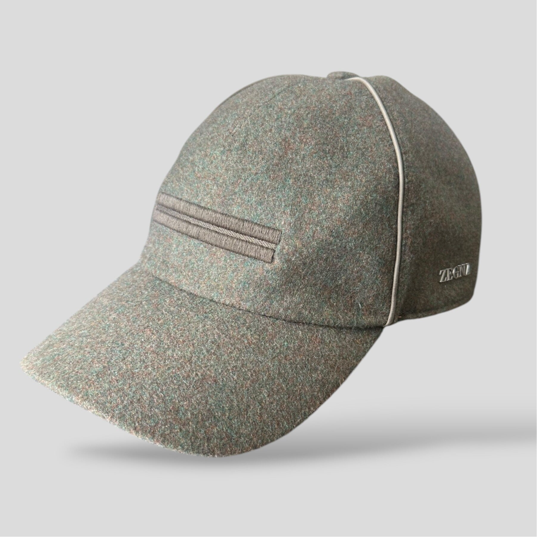 Zegna Oasi Cap Olive Green