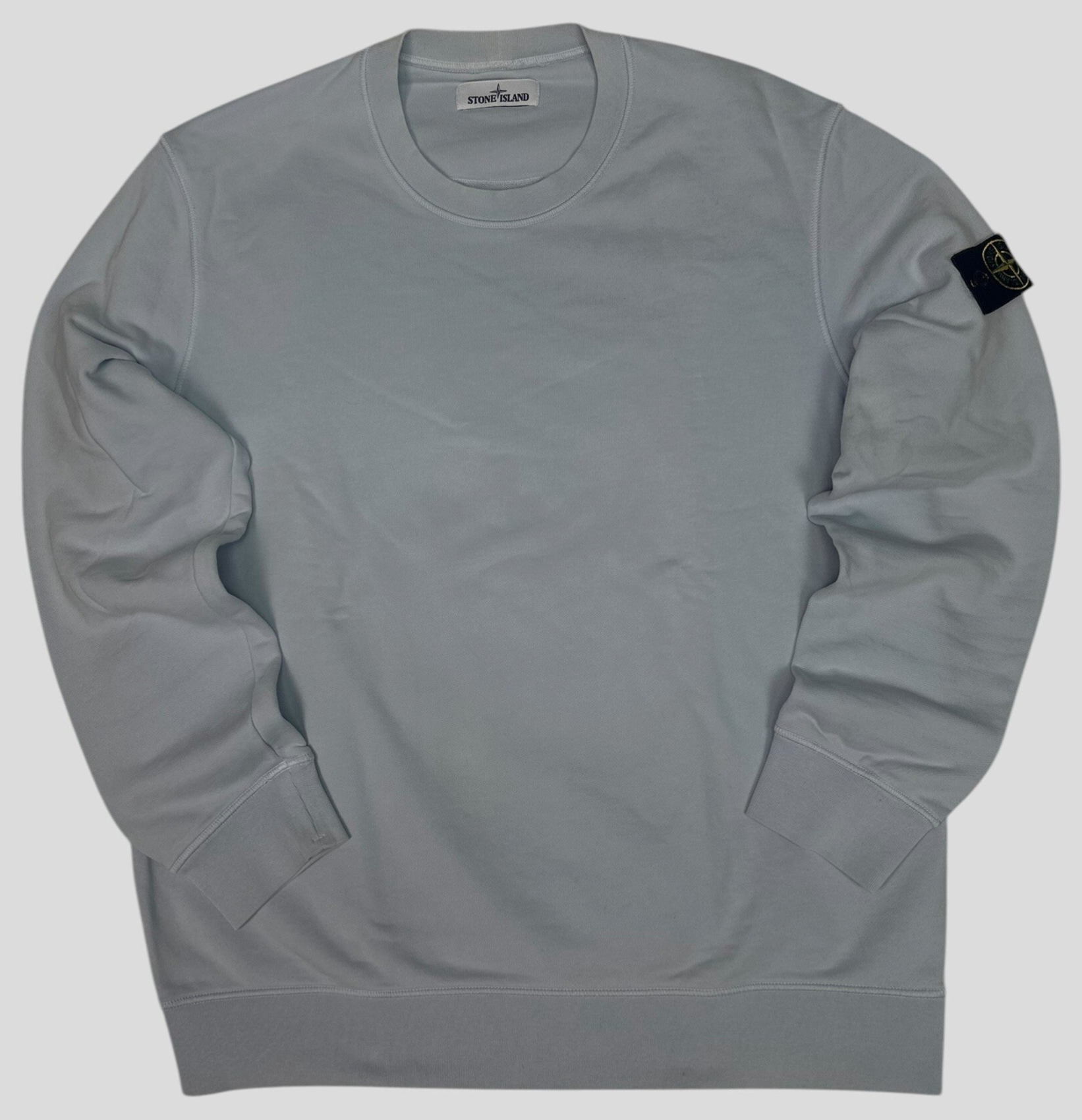Stone Island Sweater Cotton Light Blue