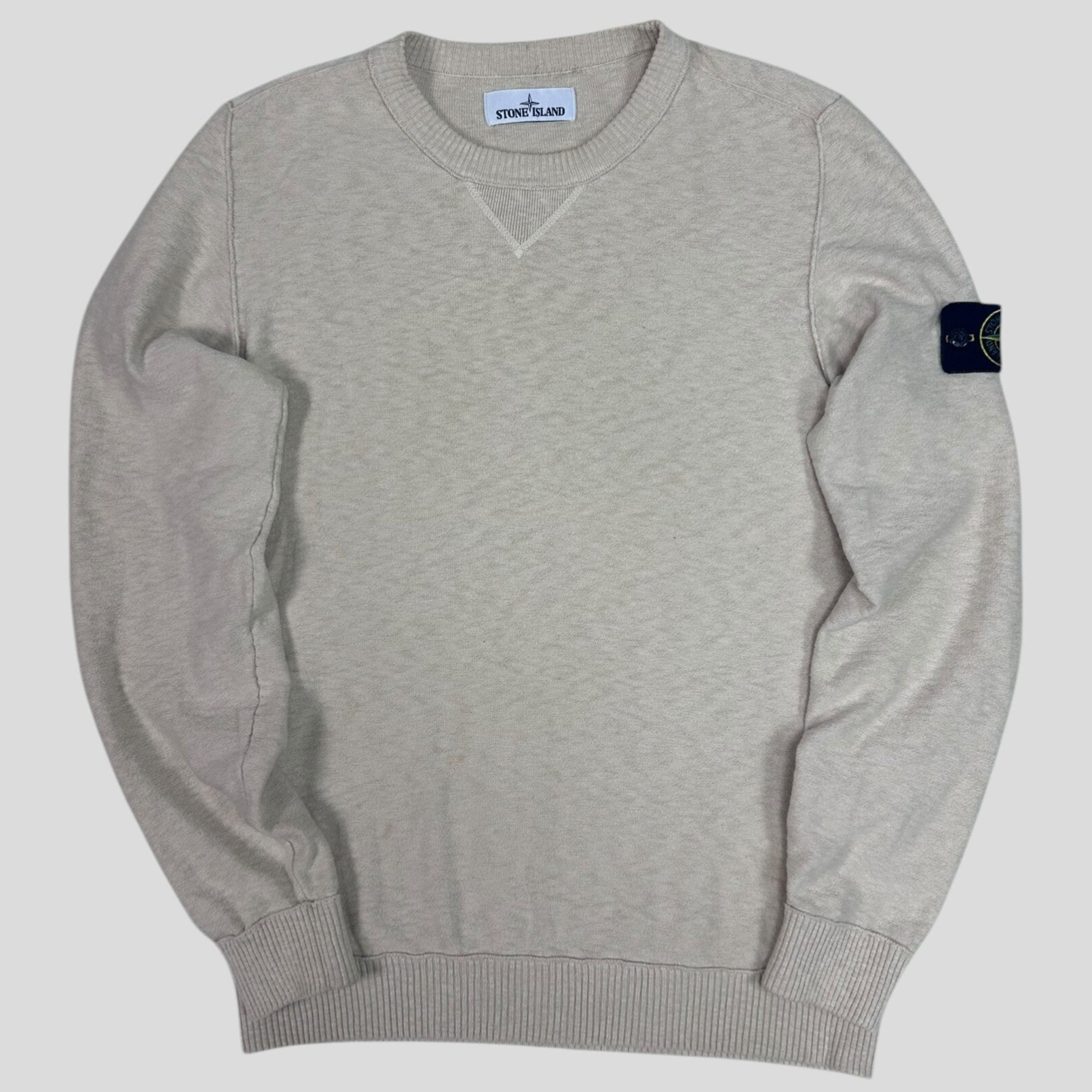 Stone Island Sweater Cotton Beige