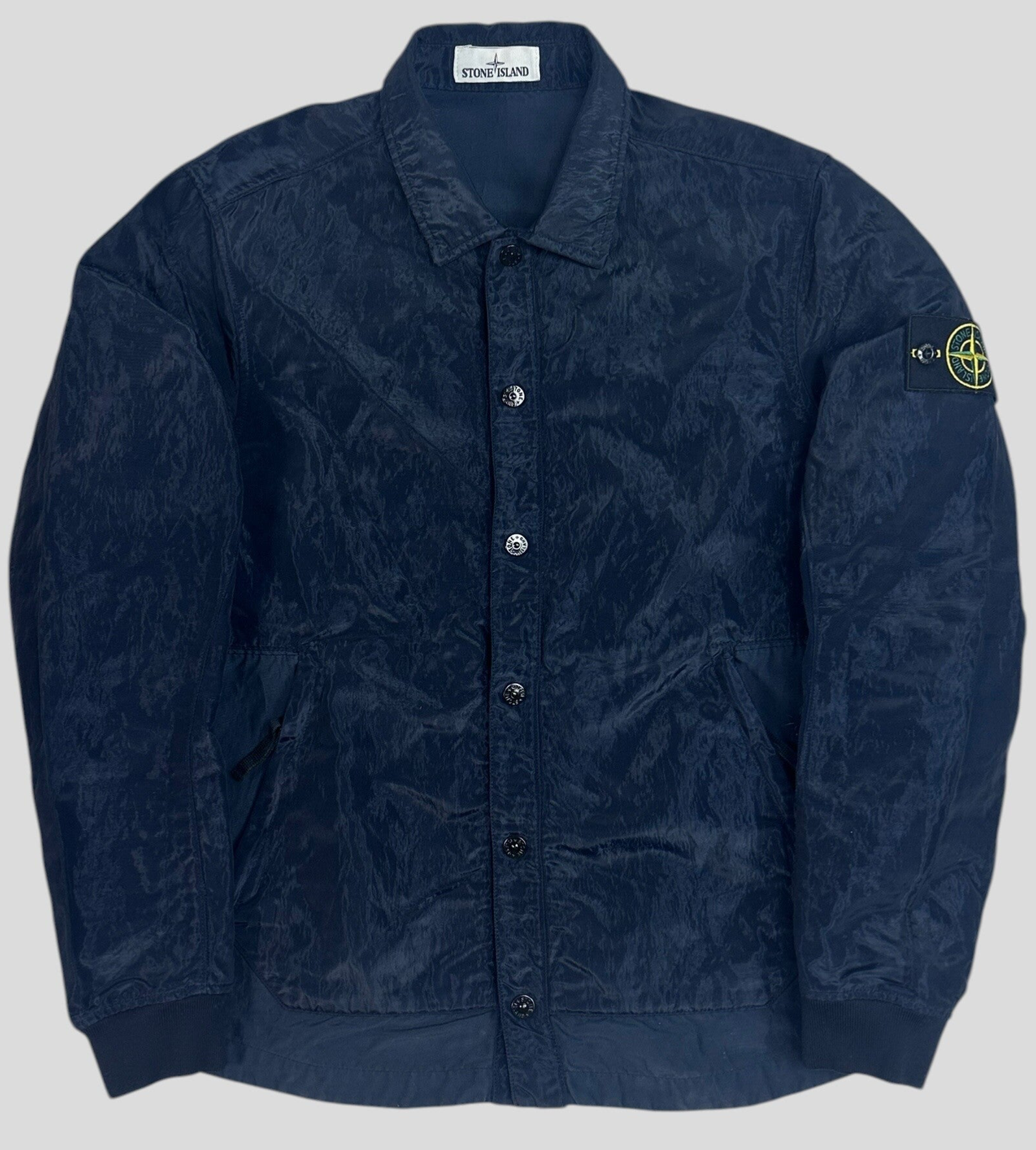 Stone Island 2016 Monofilament Duel Layer Shimmer Mesh Jacket Navy