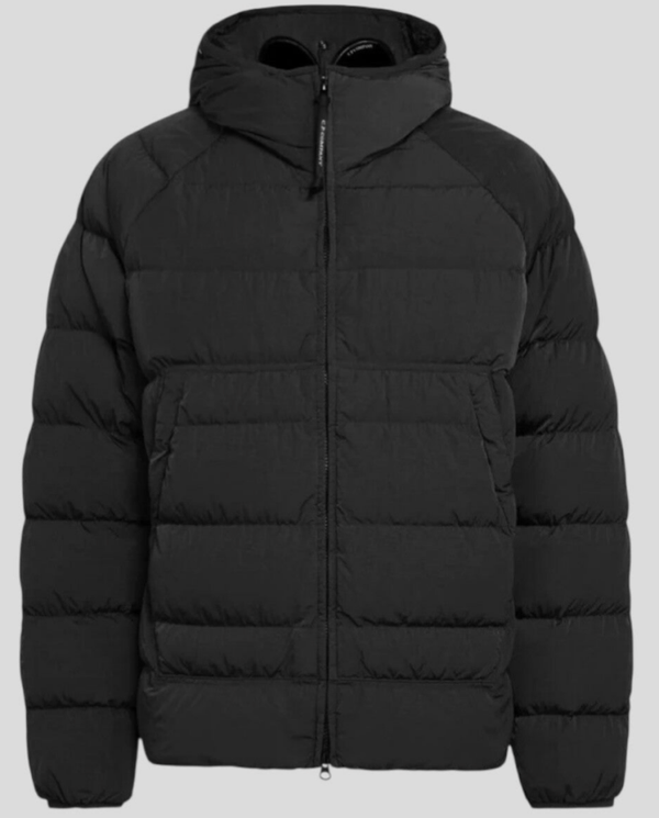 C.P Company Chrome R Goggle Down Black Jacket