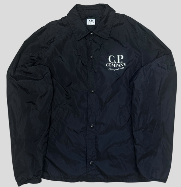 C.P. Company Nylon Cinquanta Black Coach Jacket