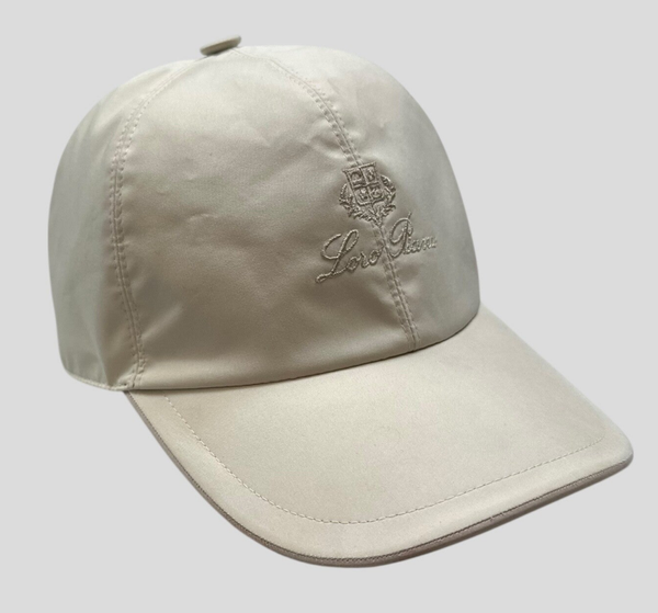 Loro Piana Baseball Cap Sand Shell Ivory Storm System