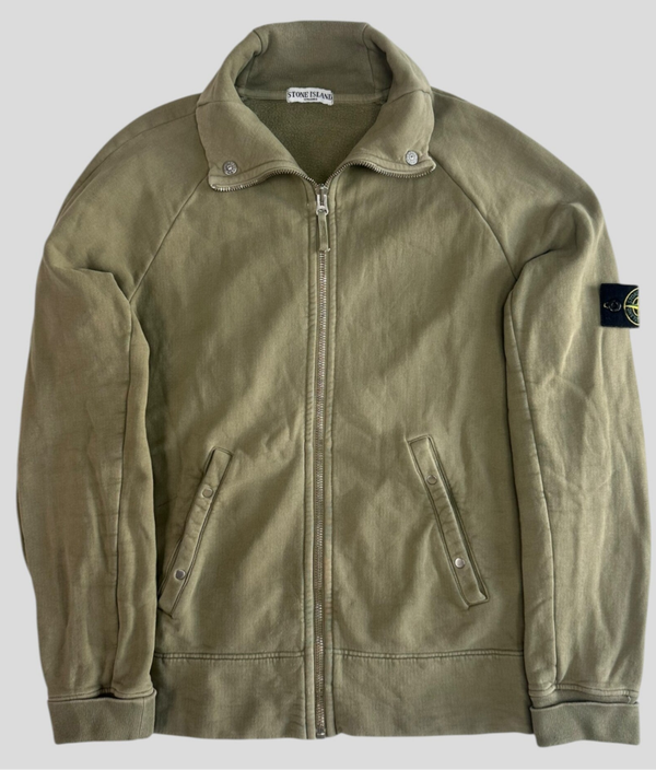 Stone Island Full Zip Light Green Cotton 2009