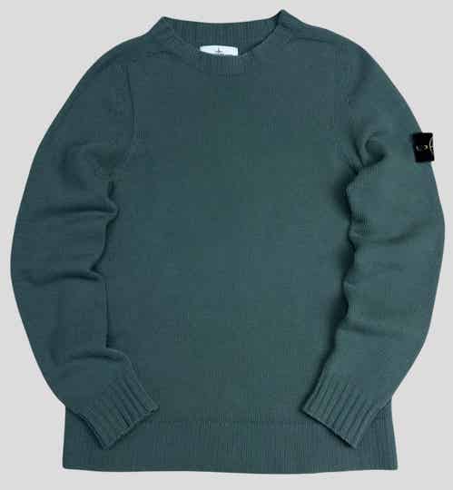 Stone Island Wool Sweater Sea Green/Blue