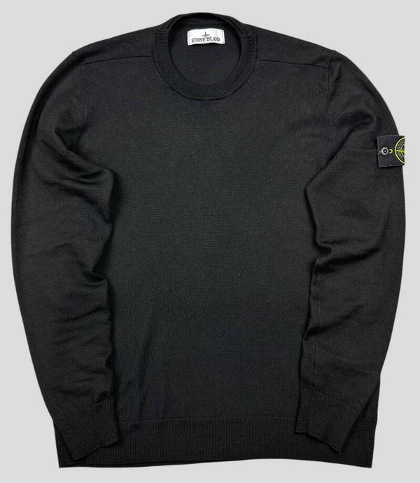 Stone Island Sweater Wool Knit Black