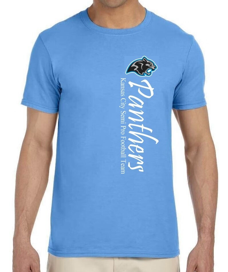 Panthers Vertical Blue T-Shirt