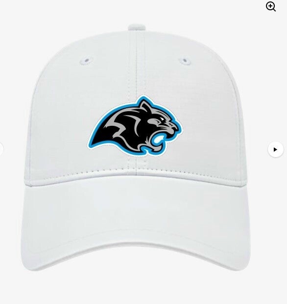 Panthers Embroidered Patch White Cap