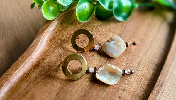 Süßwasserperlen Ohrringe