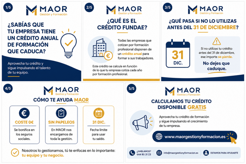 gestión integral de la formación bonificada