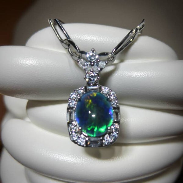 Lightning Ridge Australian Opal Pendant