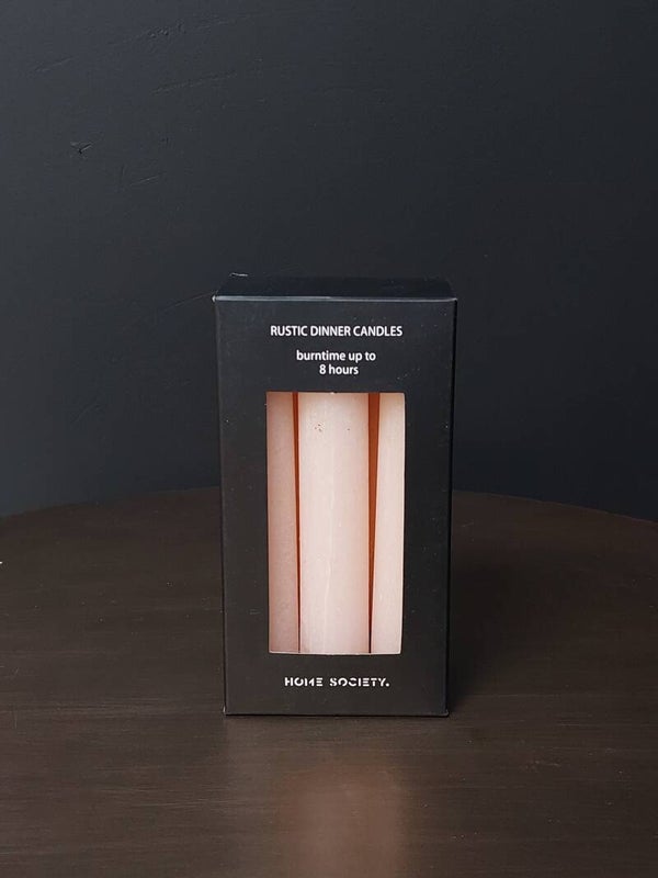6 stuks kaarsen Licht Roze