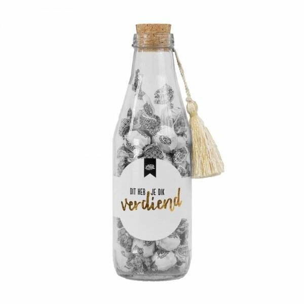 Moment fles Dit heb je dik verdiend