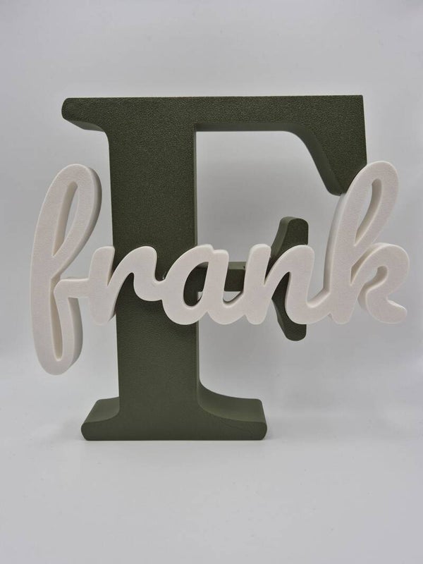 Persoonlijke 3D naamletter – uniek en helemaal van jou