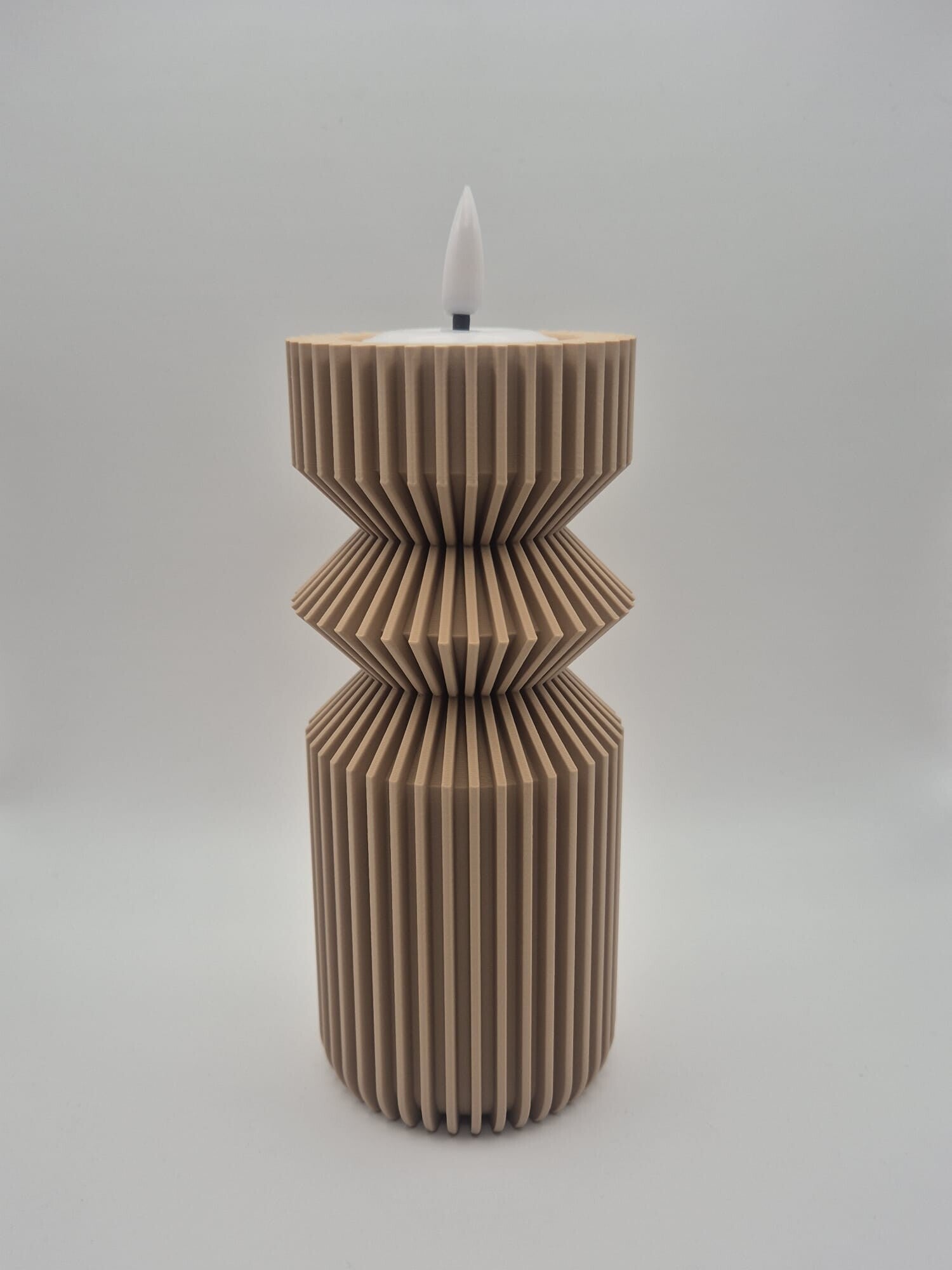 Design LED Kaarshouder Rib 16 cm