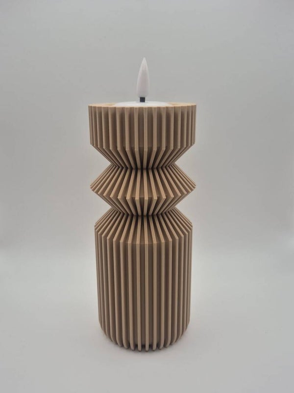 Design LED Kaarshouder Rib 16 cm