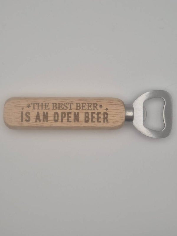 Gepersonaliseerde Houten Flessenopener
