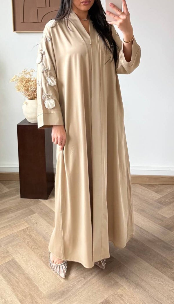 Abaya Amira Beige.