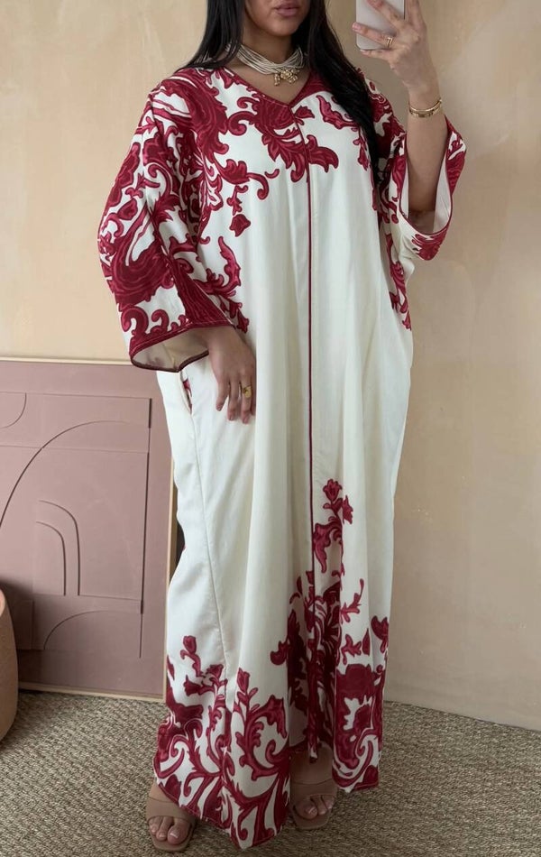 Jurk Asmae Rood.