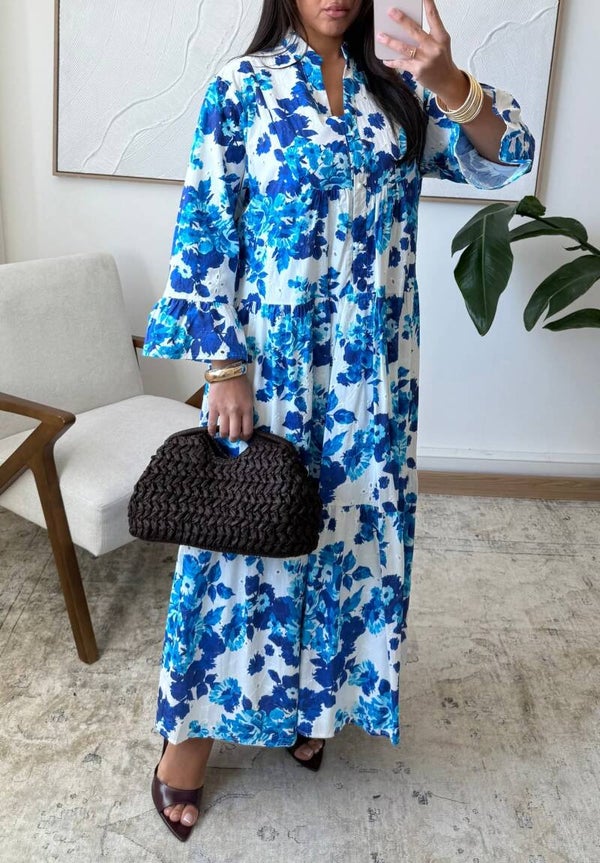 Jurk Lamya Blauw.