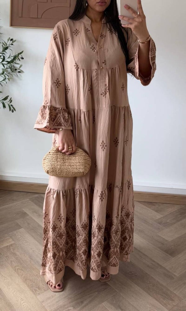 Jurk Marwa Taupe.